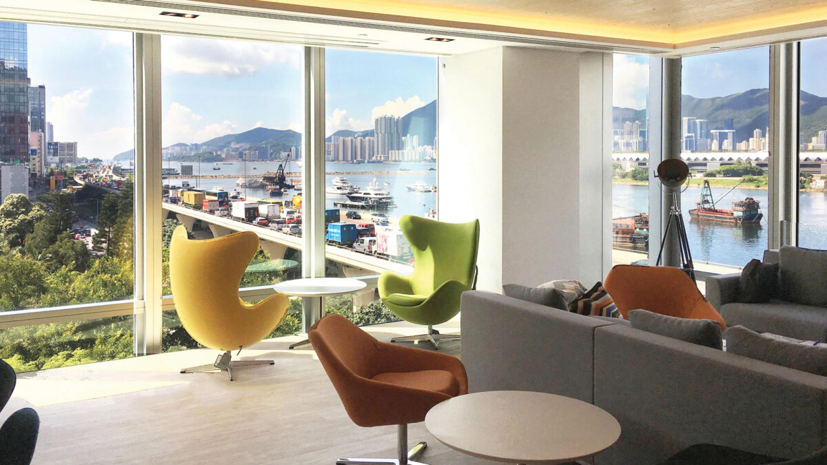 Citi-Tower-OBE-Hong-Kong-lieu de travail-sièges décontractés-salon