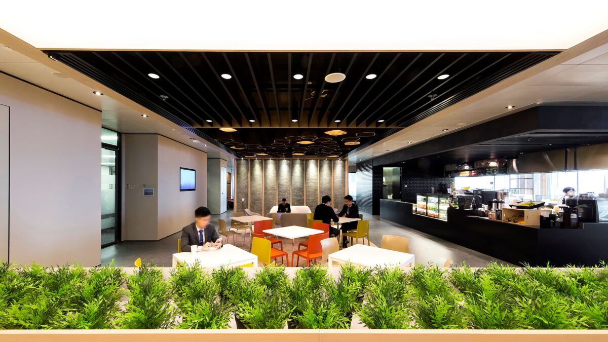 Citi-Tower-OBE-Hong-Kong-lieu de travail-cuisine-plantes