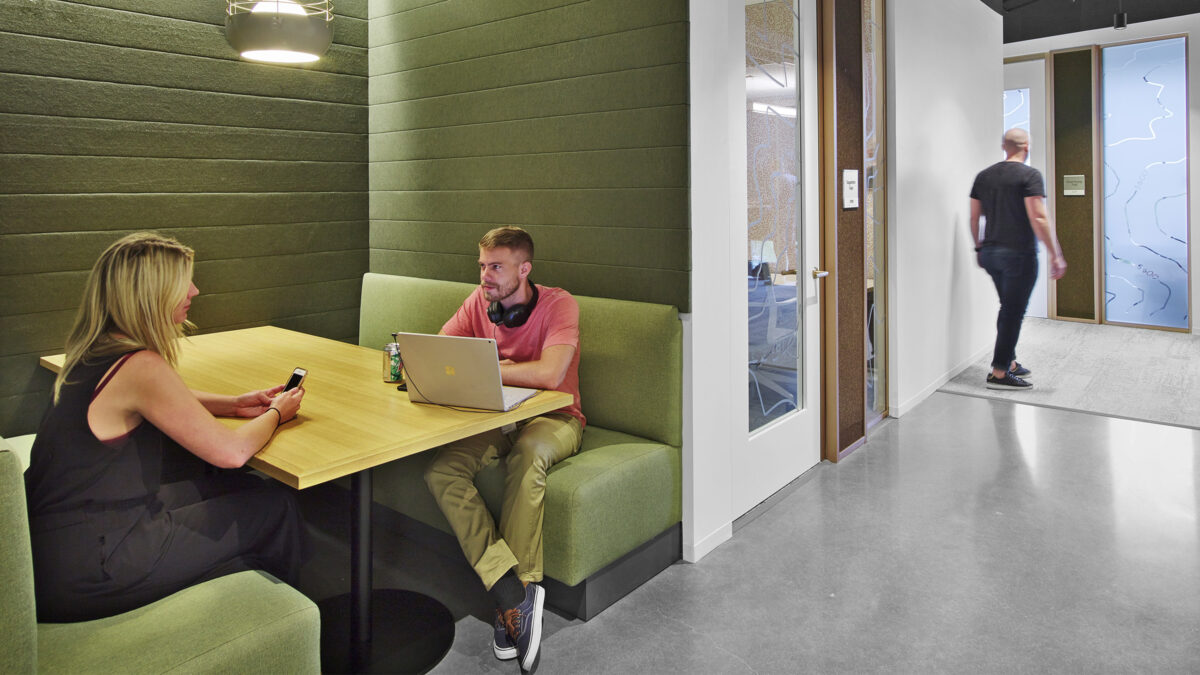 workplace booth seating