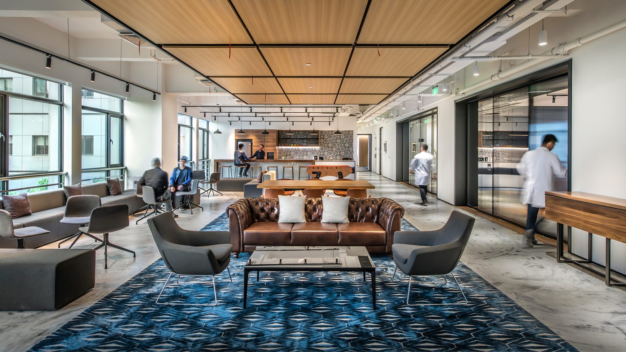 workplace open plan lounge
