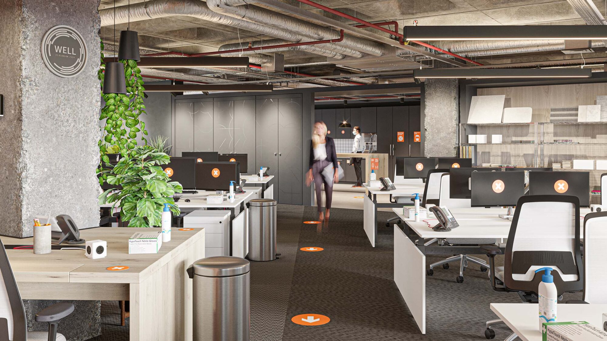 M Moser Londres - lieu de travail - plan ouvert - bureaux