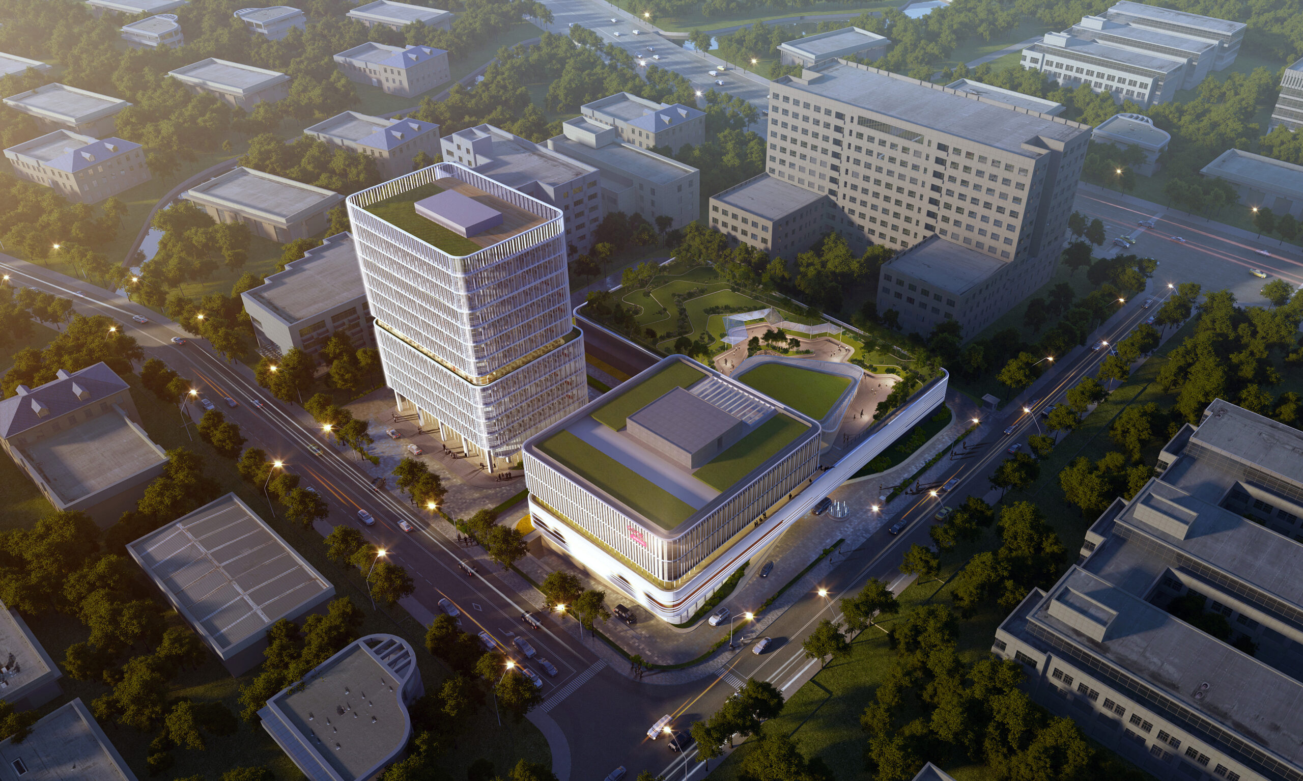 campus masterplan visual