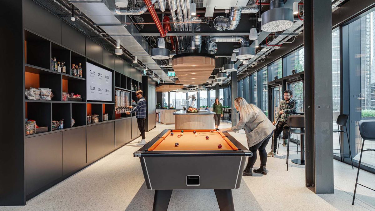 Sustainable office design where carbon accounting services were provided