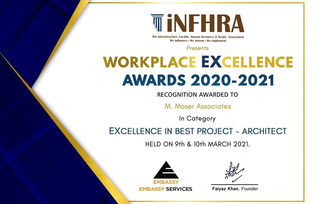Workplace excellence award certificate