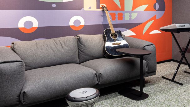 music room for recruitment company