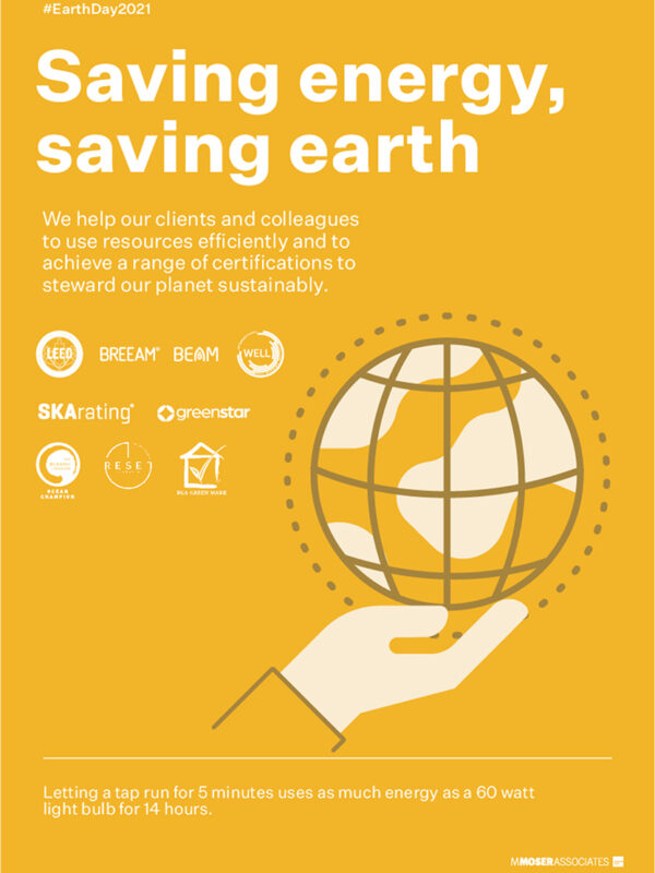 Earth Day 2021 saving energy saving earth poster
