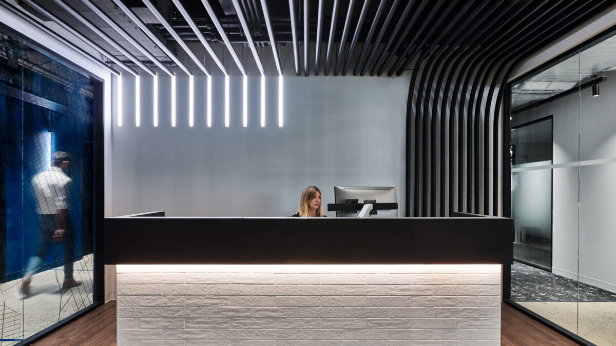 workplace reception desk