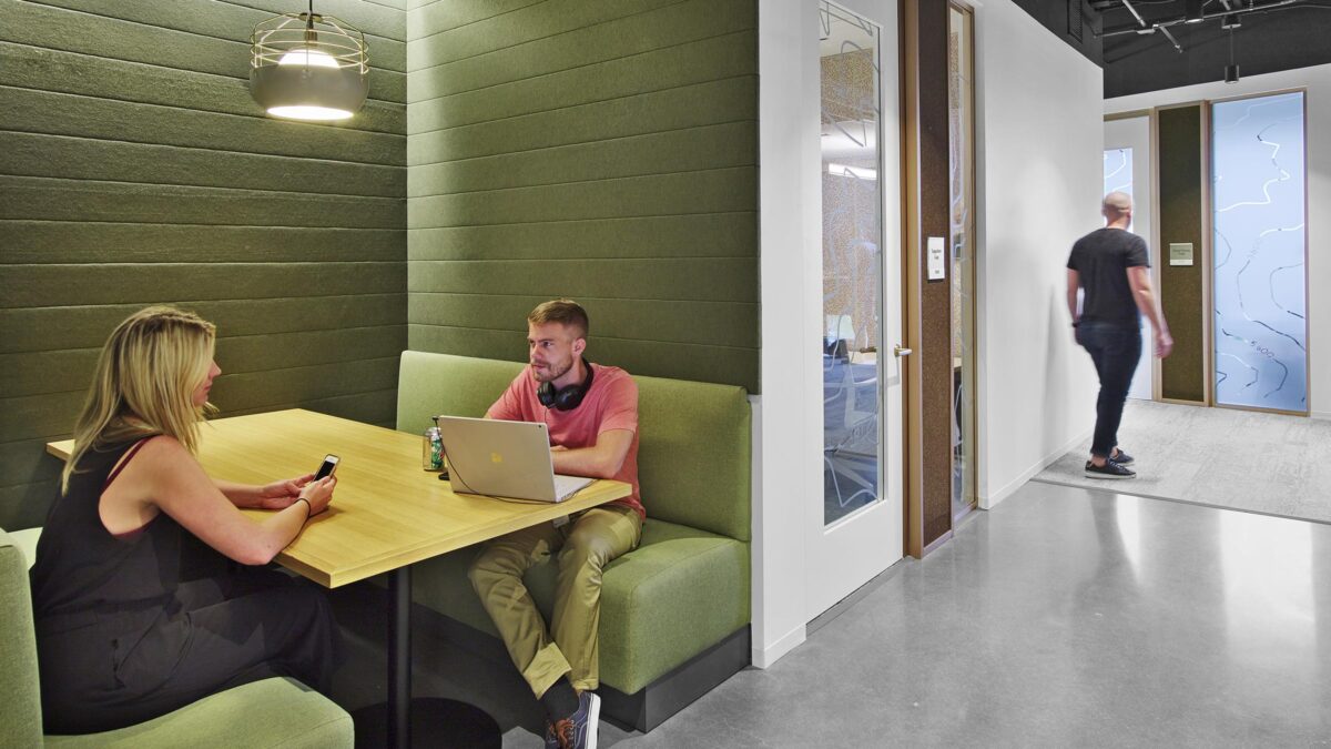 workplace booth seating