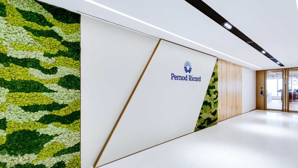 Pernod-Ricard-Hong-Kong-lieu de travail-entrée-l'image de marque