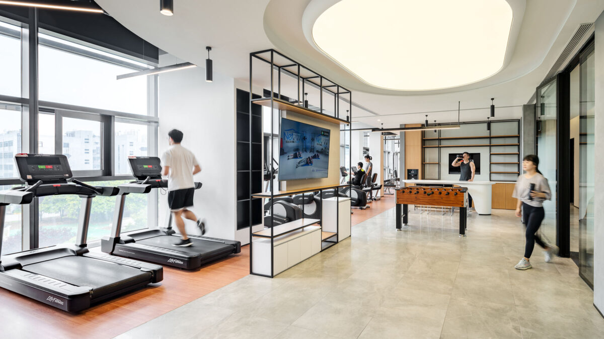 Sensetime-Shanghai-office-interior-gym-fitness-recreation