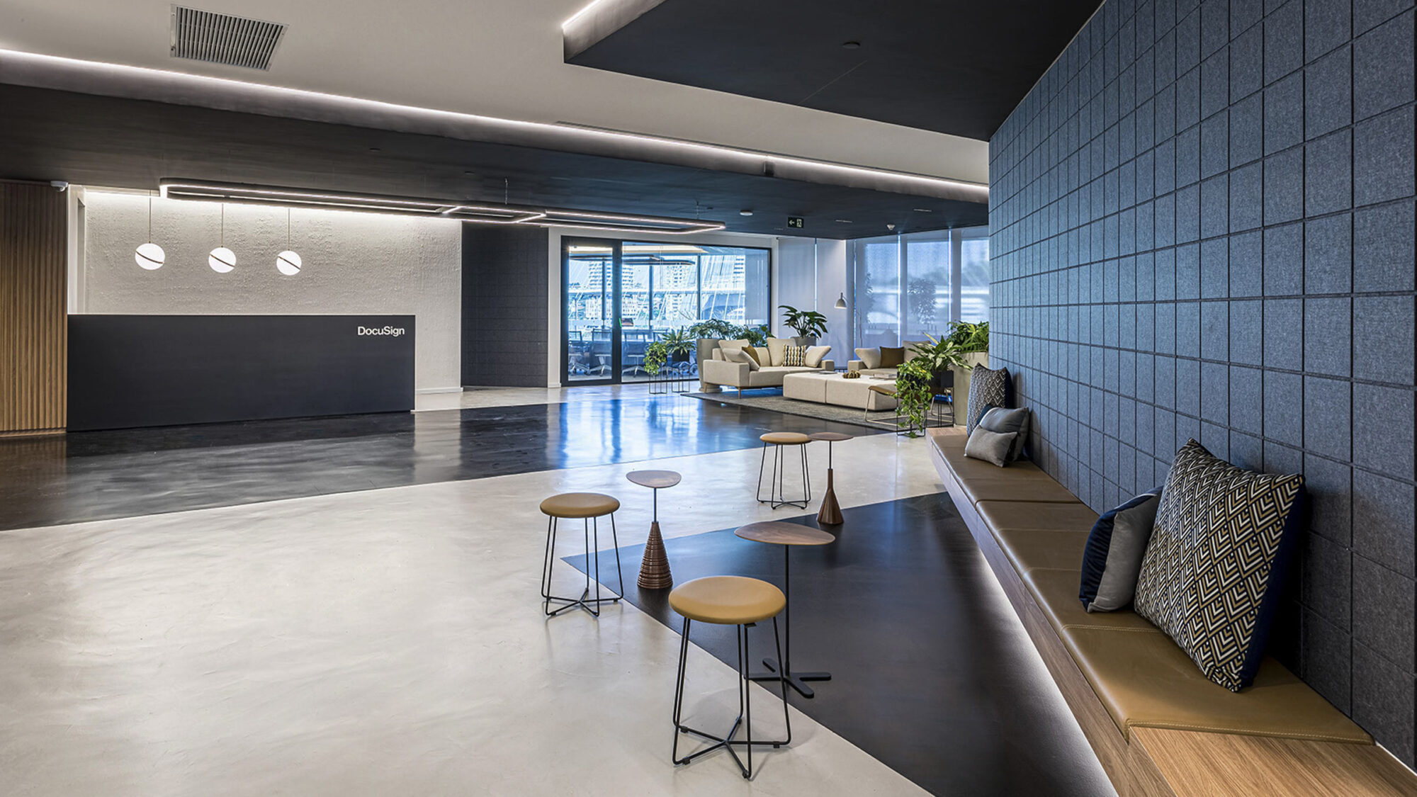 docusign workplace reception area