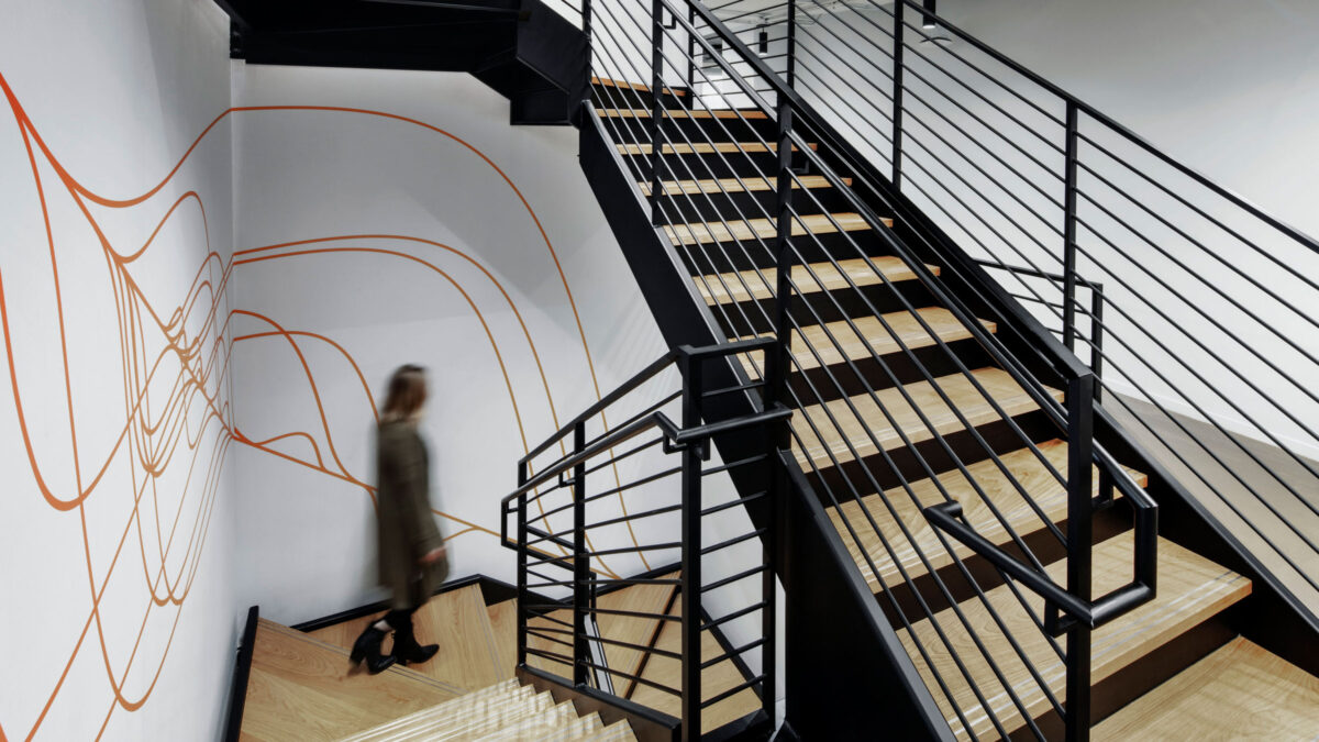 office staircase