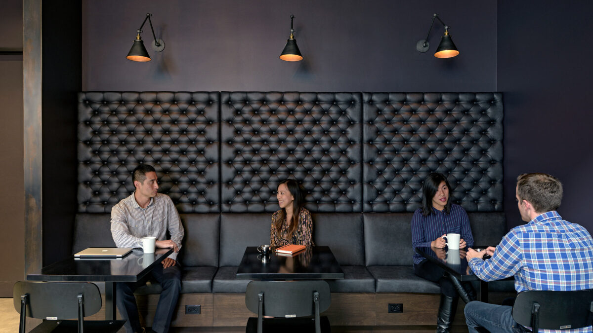 booths in black