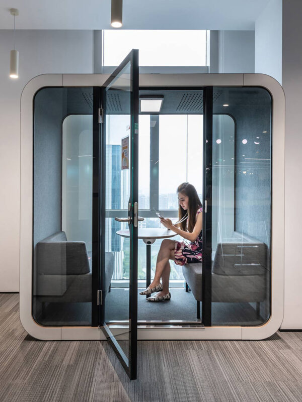 workplace pod booth