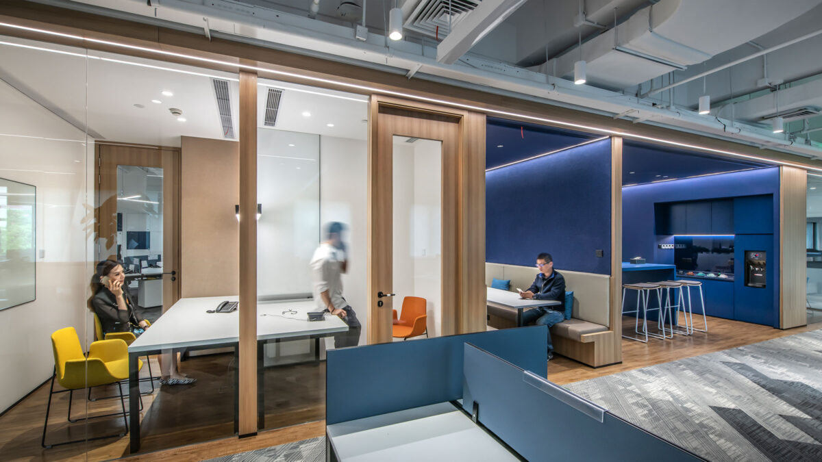 workplace meeting room booths