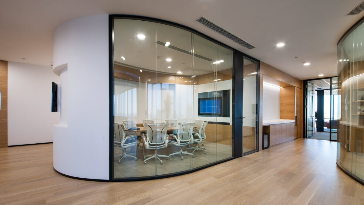 glass meeting room