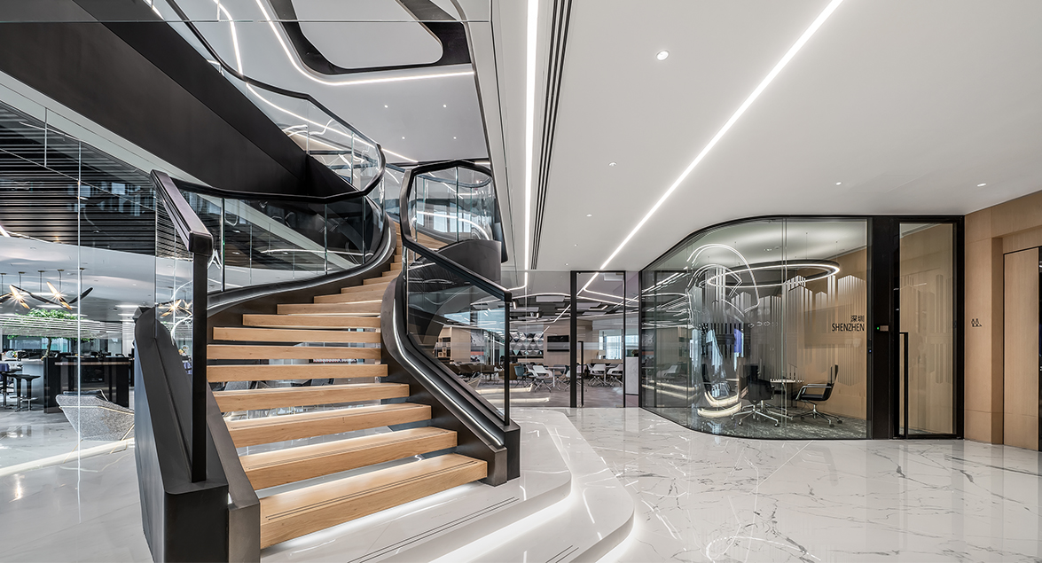 Black staircase