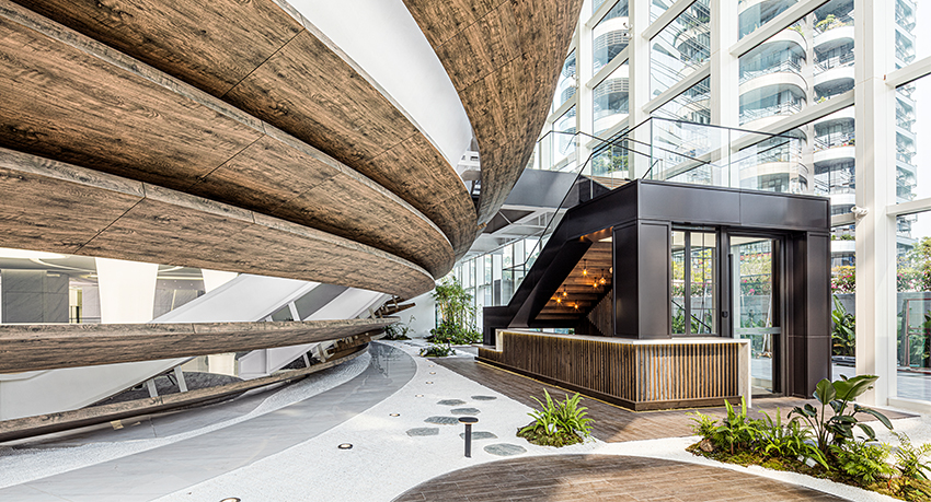 spherical dome staircase and other entrance