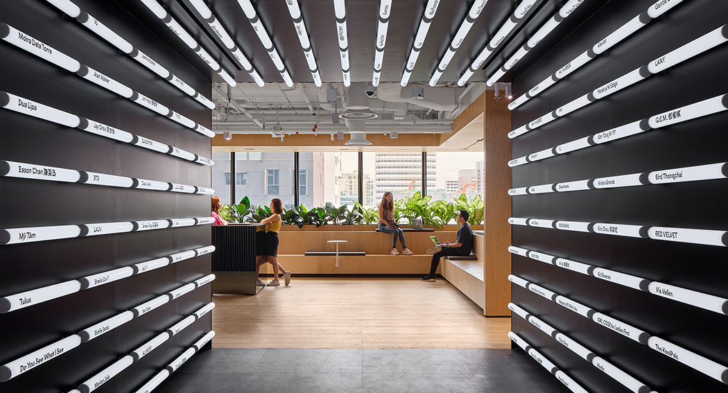 Corridor with lighting