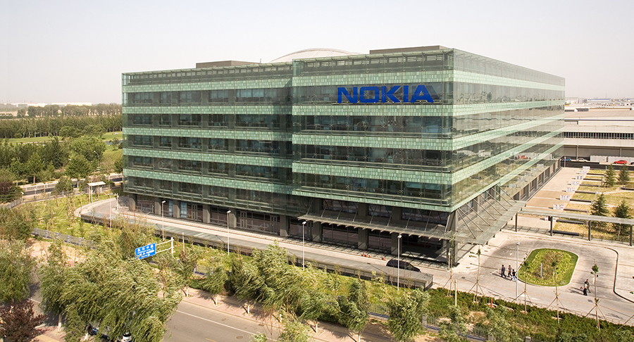 outdoor shot of building surrounded by trees