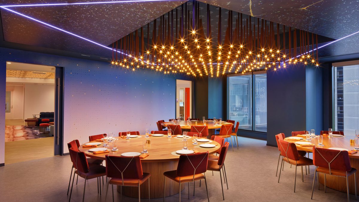 Customer experience centre at Adobe features a hospitality-driven design experience for employees and guests.