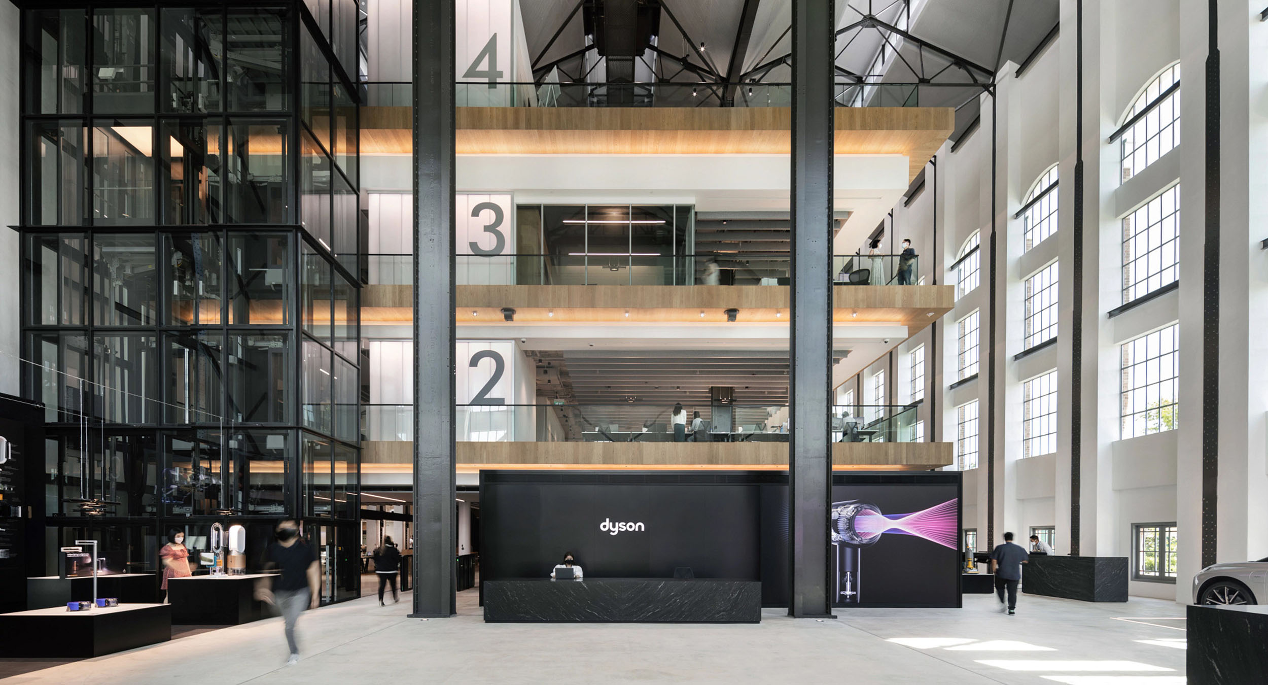 Dyson's new global headquarters lights up iconic St James Power Station - M Moser Associates