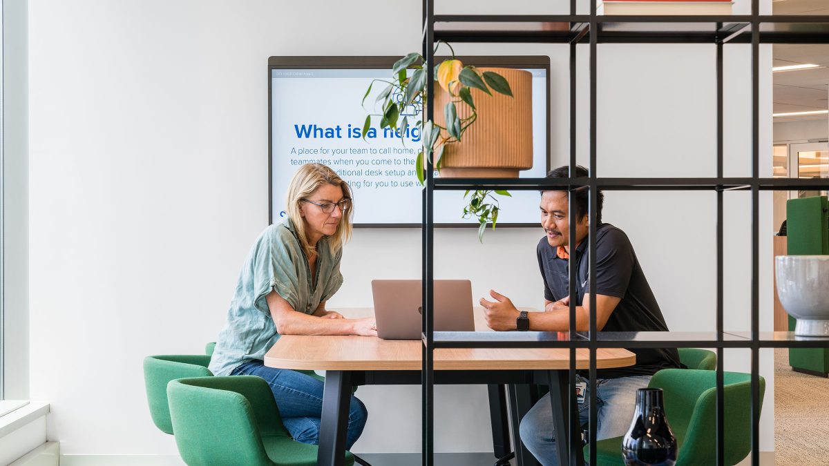 Human-centric office Okta