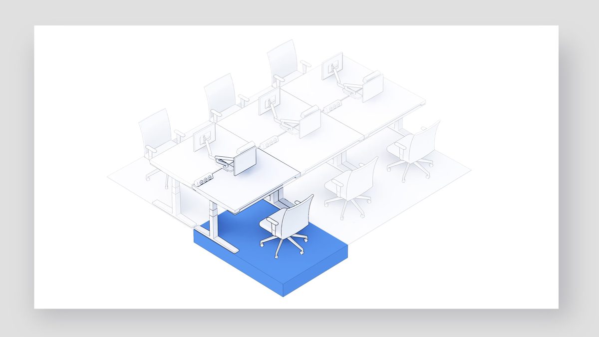 Space typologies visualised to inform workplace planning