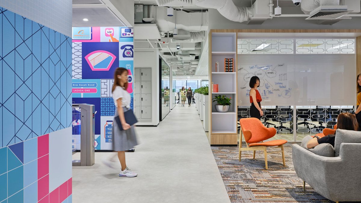 Lazada office design Singapore