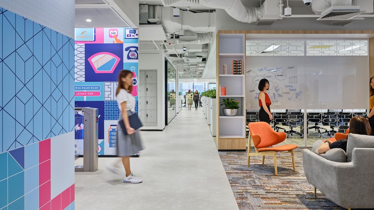 Espace de collaboration de Lazada Singapour