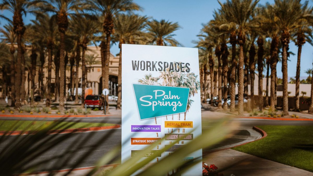 WorkSpaces 2022 event in Palm Springs.