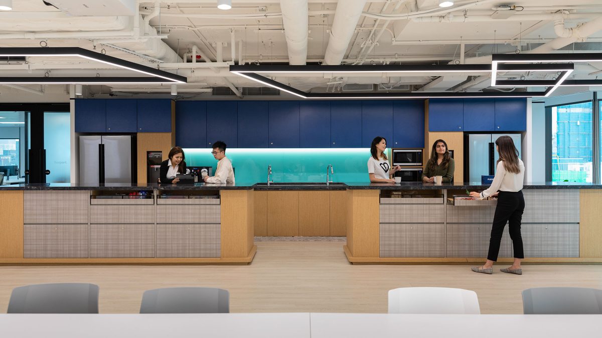 Pantry Flexport Hong Kong workplace design