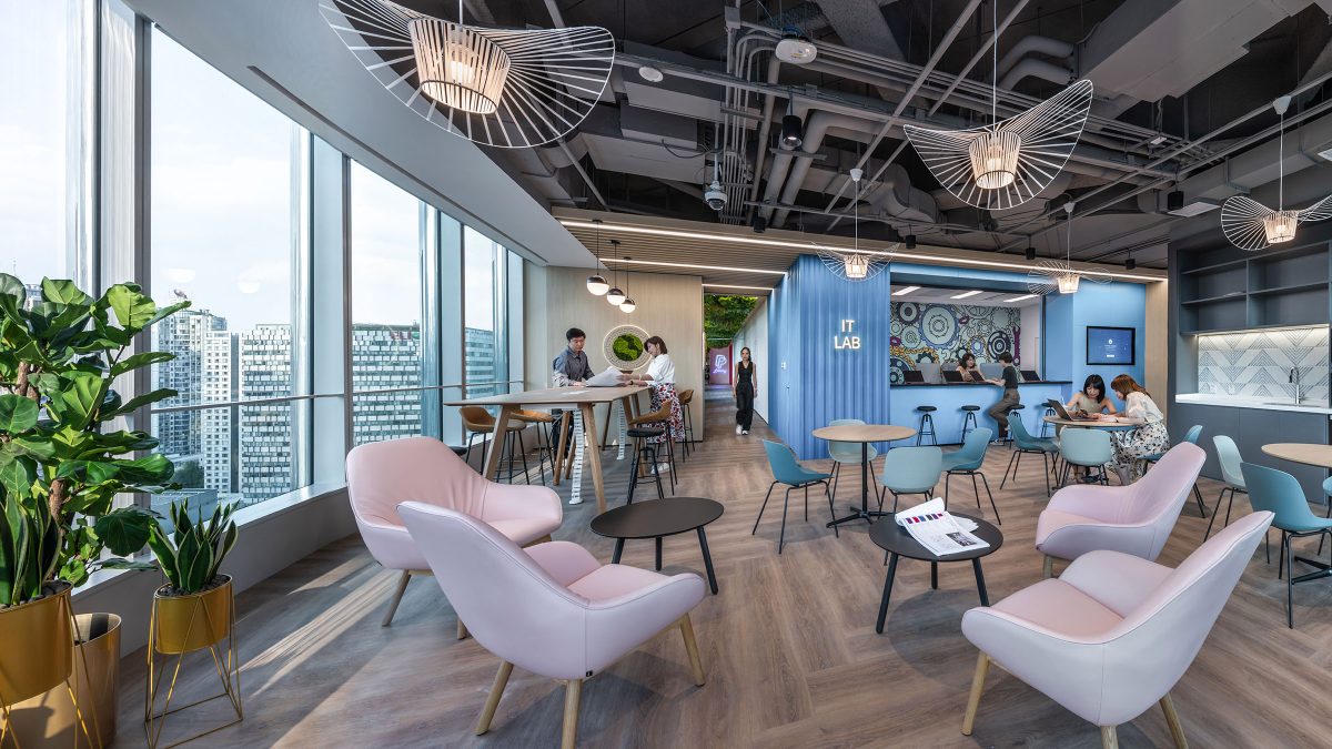 Paypal Beijing open office design