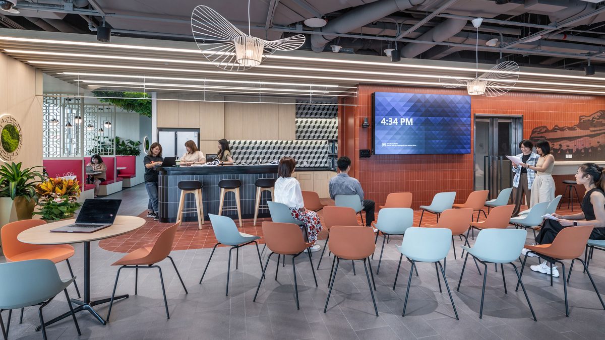 Collaboration room office design Paypal Beijing