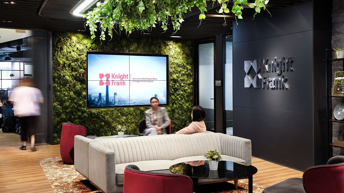 KnightFrank office lounge design