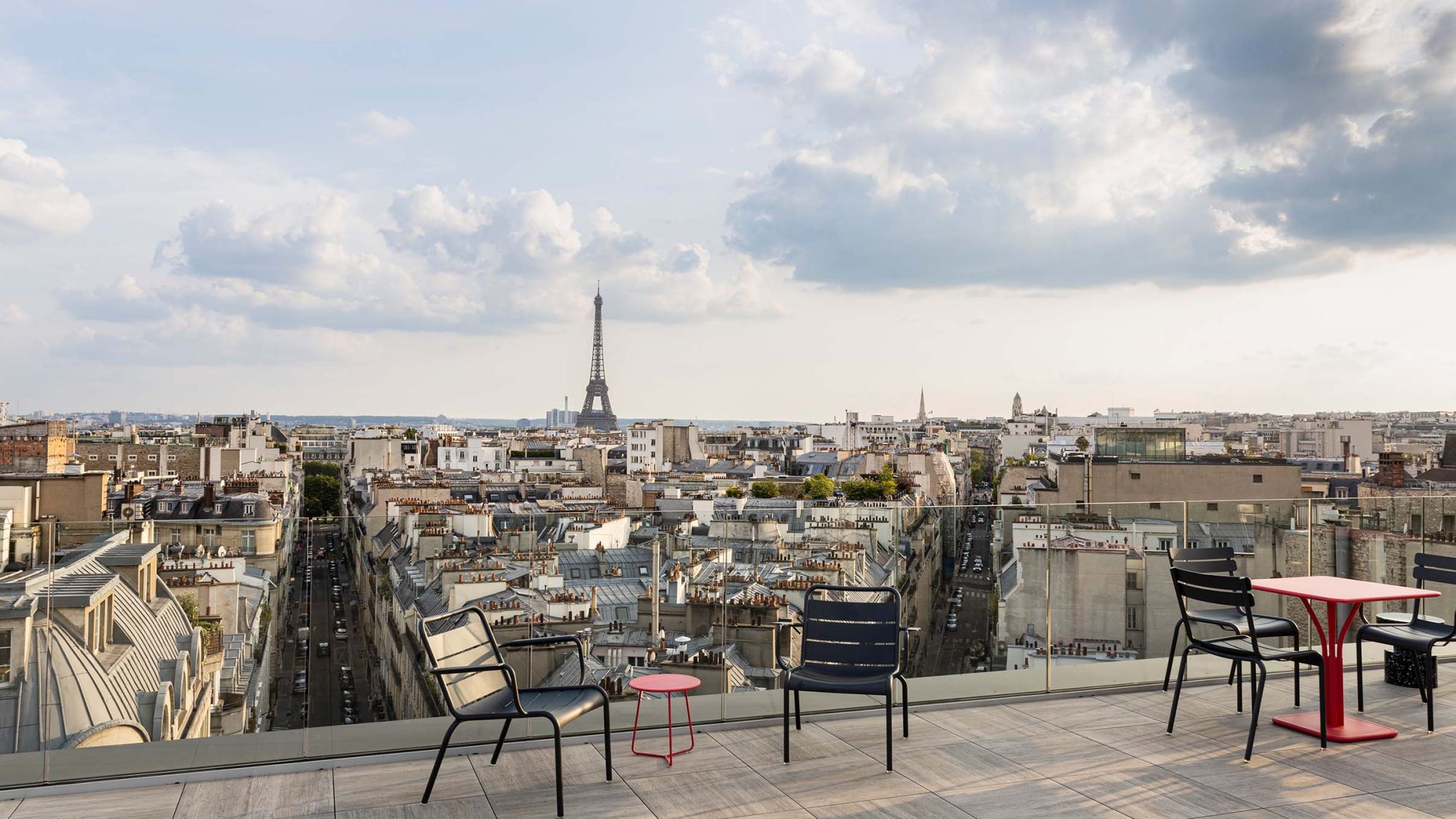 XTX Markets Paris vue de la terrasse