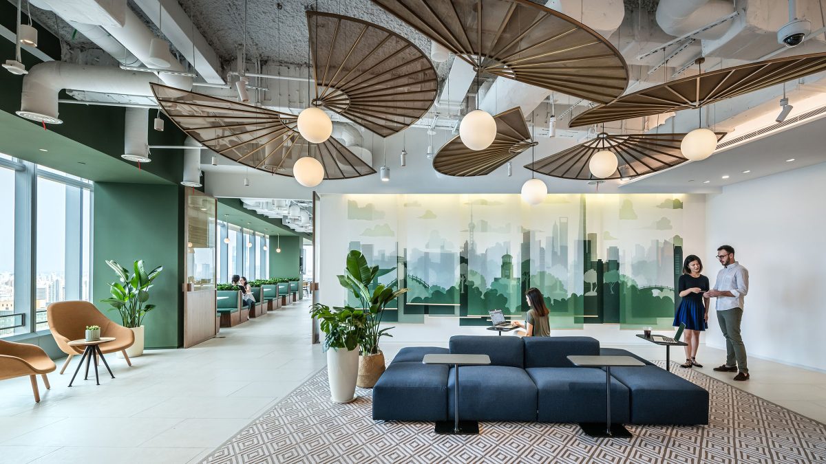 Linkedin Shanghai reception workplace