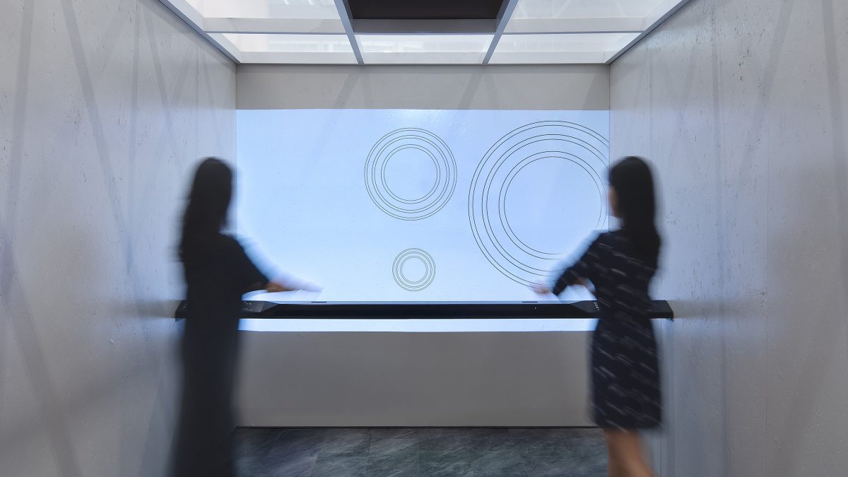 Interactive workplace design wall