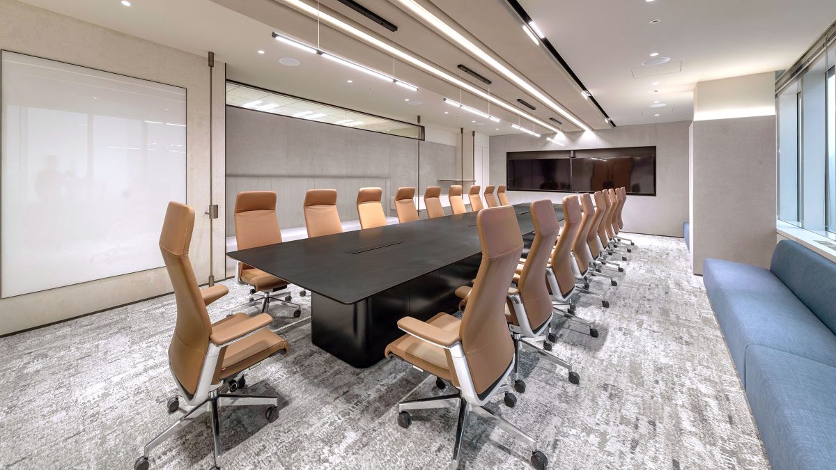 Major Korean Bank Shanghai boardroom 