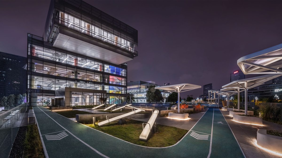 roof garden design office campus