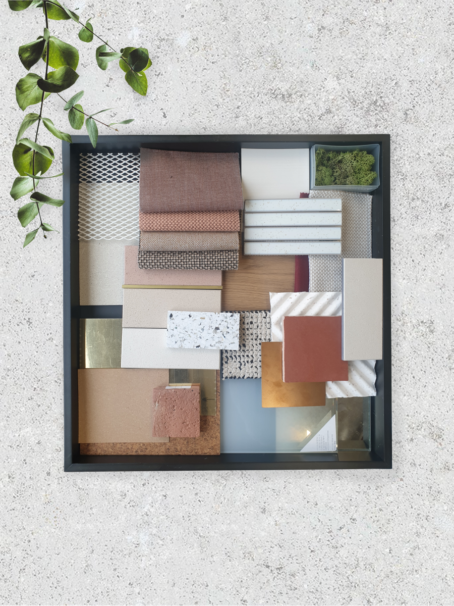 Palette de design principale pour le bâtiment.