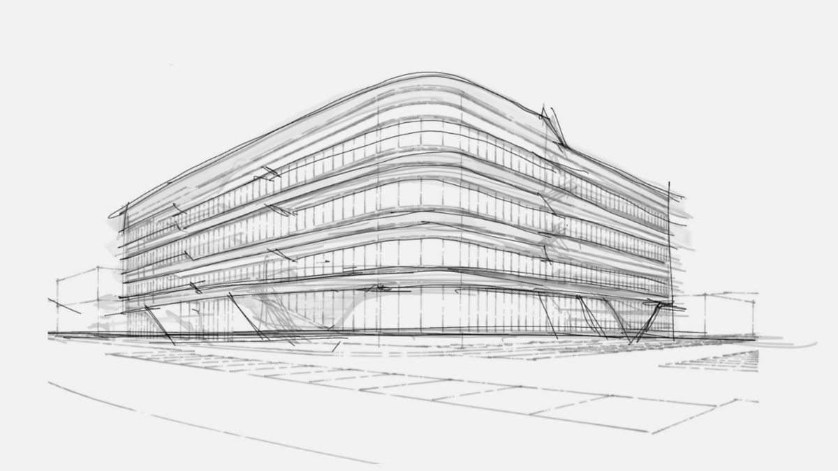 sketch PPG Tianjin headquarters