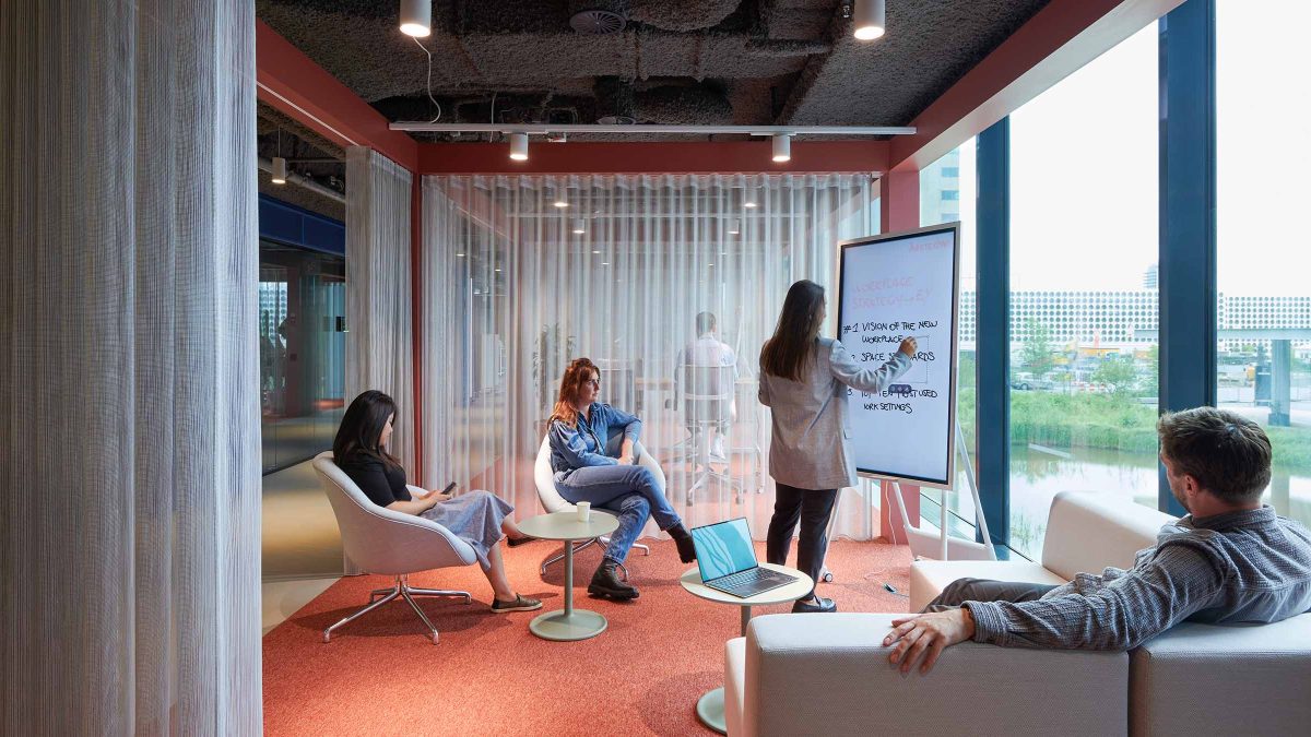 Workplace strategy and design collaboration area