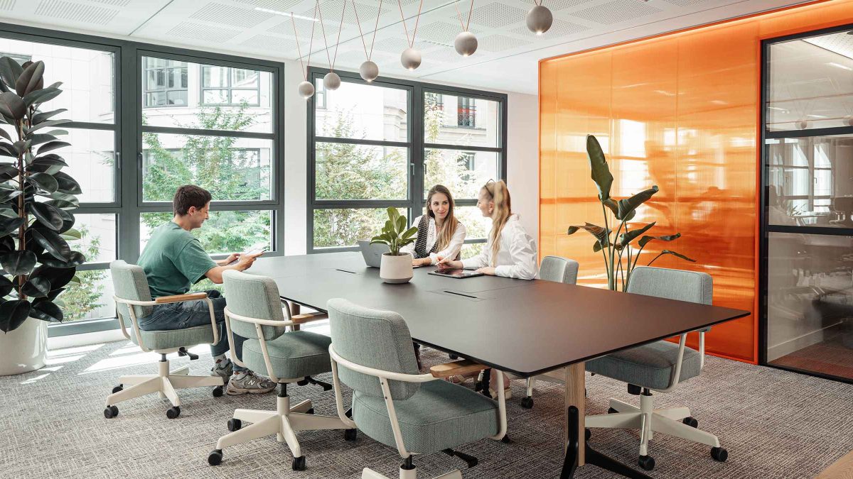 Workplace design and strategy collaboration areas