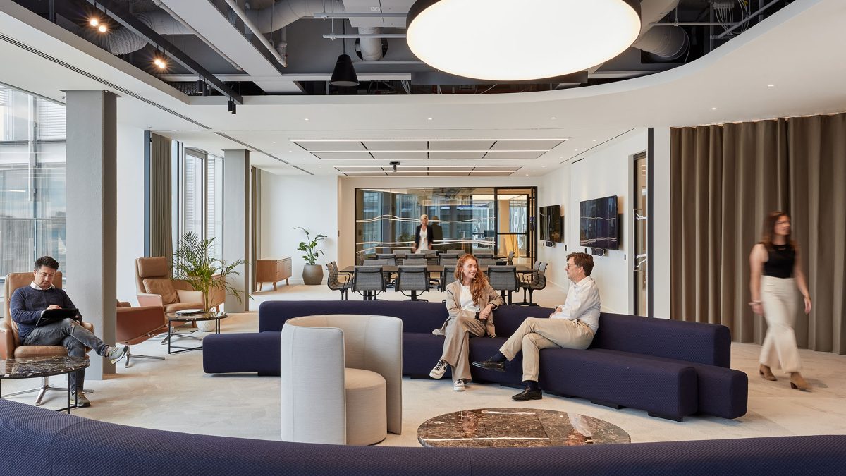 Image of a lounge in an EPC A rated London office building