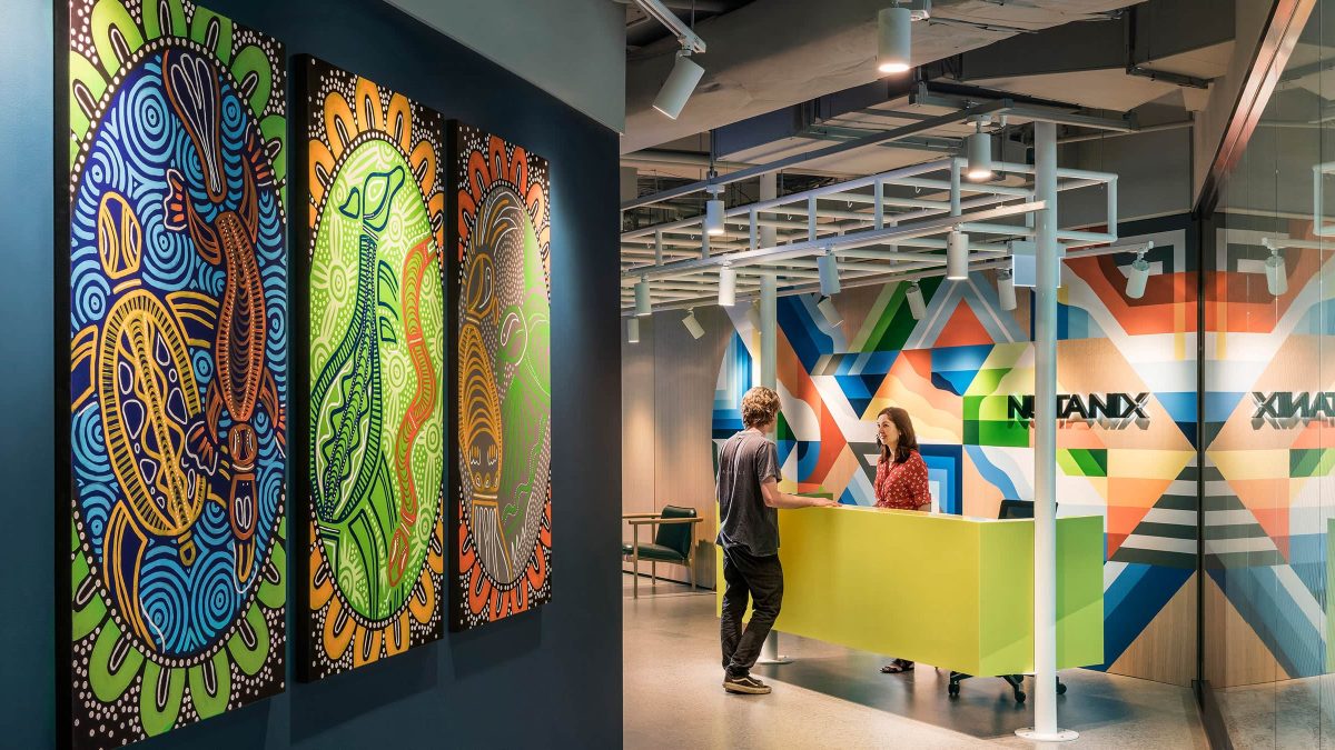 nutanix-sydney-reception-artwork-bespoke