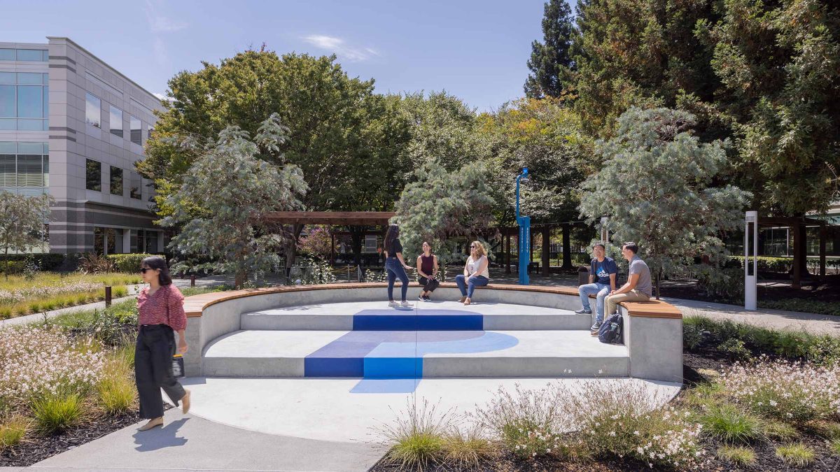 Landscape architecture creates branded environments. 