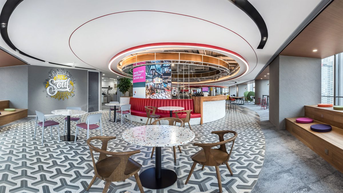 PwC North Headquarters Beijing's collaboration area