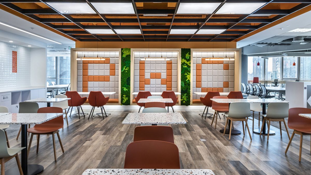 PwC North Headquarters Beijing's work cafe
