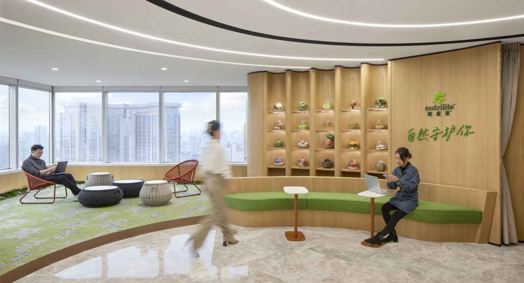 Amway Guangzhou workplace lounge